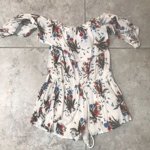 Off the shoulder romper